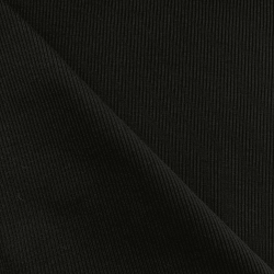 Ткань Кашкорсе, 420гм/2, 110см, цвет Черный (на отрез) в Ногинске