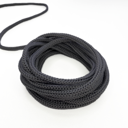 Шнур для одежды d-4.5мм, цвет Серый (на отрез)  в Ногинске