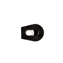 Зажим для шнура 4 мм KL цвет Чёрный + Белый (поштучно)  в Ногинске