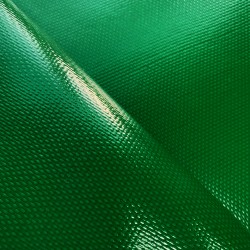 Ткань ПВХ 600 гр/м2 плотная (Ширина 1,5м), цвет Зелёный (на отрез) в Ногинске