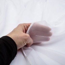 Ткань Тюль &quot;Вуаль&quot; Белая (Ширина-2,8м), на отрез в Ногинске