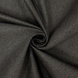 Ткань Рогожка (мебельная), цвет Тёмно-Серый (на отрез)  в Ногинске