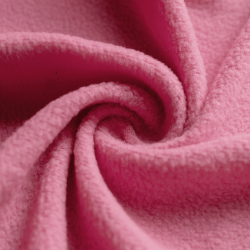 Флис Односторонний 130 гр/м2, цвет Розовый (на отрез)  в Ногинске