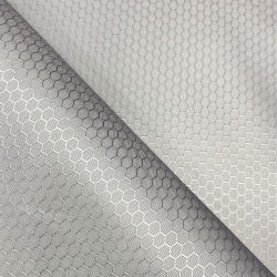 Ткань Оксфорд 300D PU Рип-Стоп СОТЫ, цвет Светло-Серый (на отрез)  в Ногинске