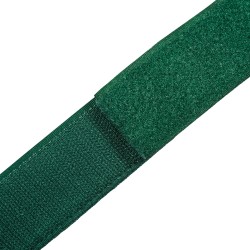 Контактная лента 40мм (38мм) цвет Зелёный (велькро-липучка, на отрез) в Ногинске