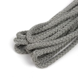 Шнур с сердечником, цвет Серый (плетено-вязанный, плотный) в Ногинске