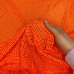 Трикотажная Сетка 75 г/м2, цвет Оранжевый (на отрез)  в Ногинске
