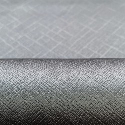 Ткань Блэкаут для штор светозатемняющая 100% (Ширина 280см)  &quot;Орнамент Серый&quot; (на отрез) в Ногинске